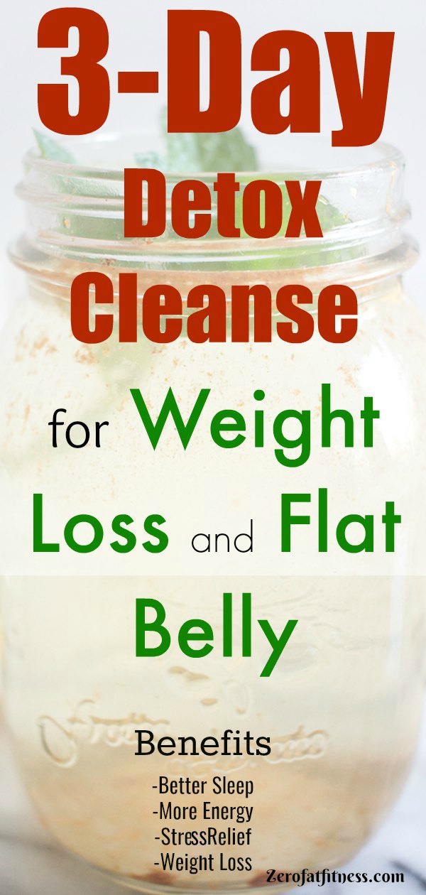 3-Day Detox Cleanse for Weight Loss and Flat Belly