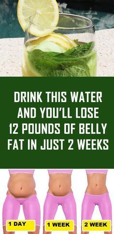 Drink this Water and you’ll Lose 12 Pounds of Belly Fat in Just 2 Weeks