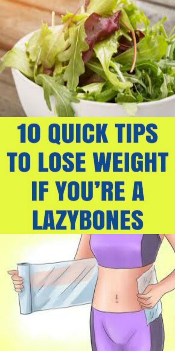 10 Ways To Lose Weight For The Slugs Amongst Us