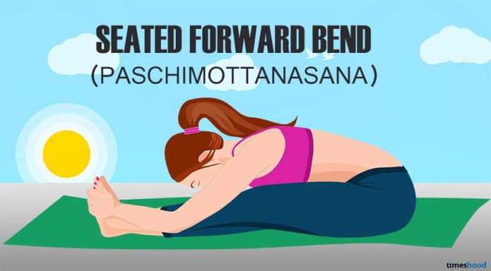 Seated forward bend Pose for belly fat. Yoga for belly fat fast. Get rid of belly fat fast