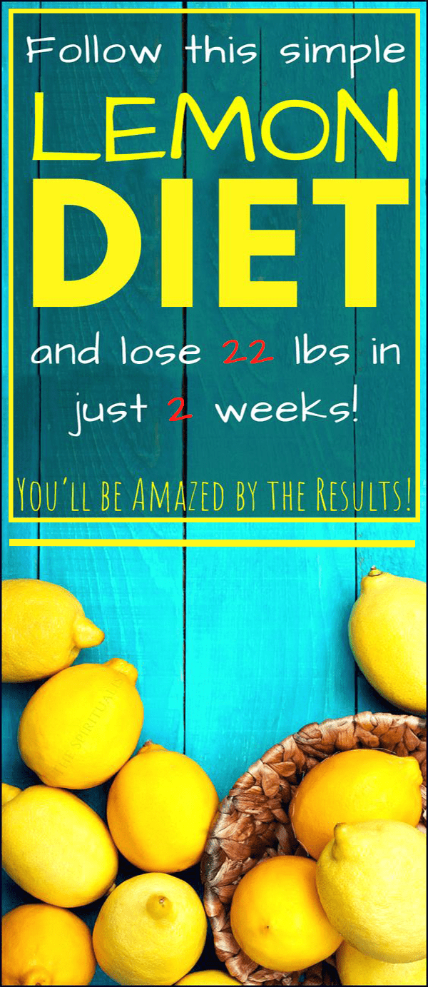 Simple Lemon DIET and Lose 22 lbs in Just 14 Days (You’ll be Amazed by the Results!)